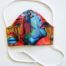 Masque en tissu de l'artiste Jeannette Guichard BUNEL
