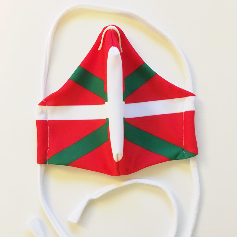 Masque en Tissu "Ikurrina" Drapeau basque